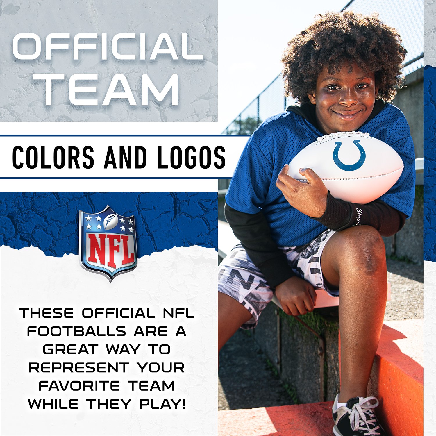 Franklin Indianapolis Colts Official Size Autograph Football - view number 8