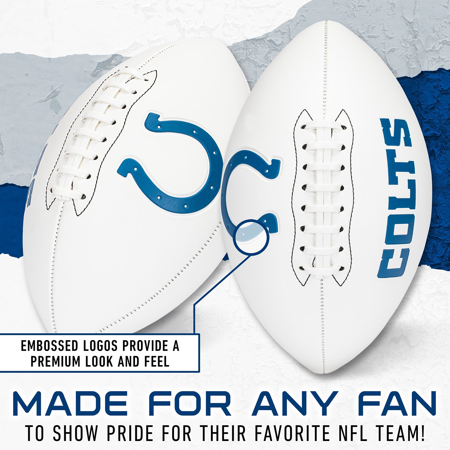 Franklin Indianapolis Colts Official Size Autograph Football - view number 4