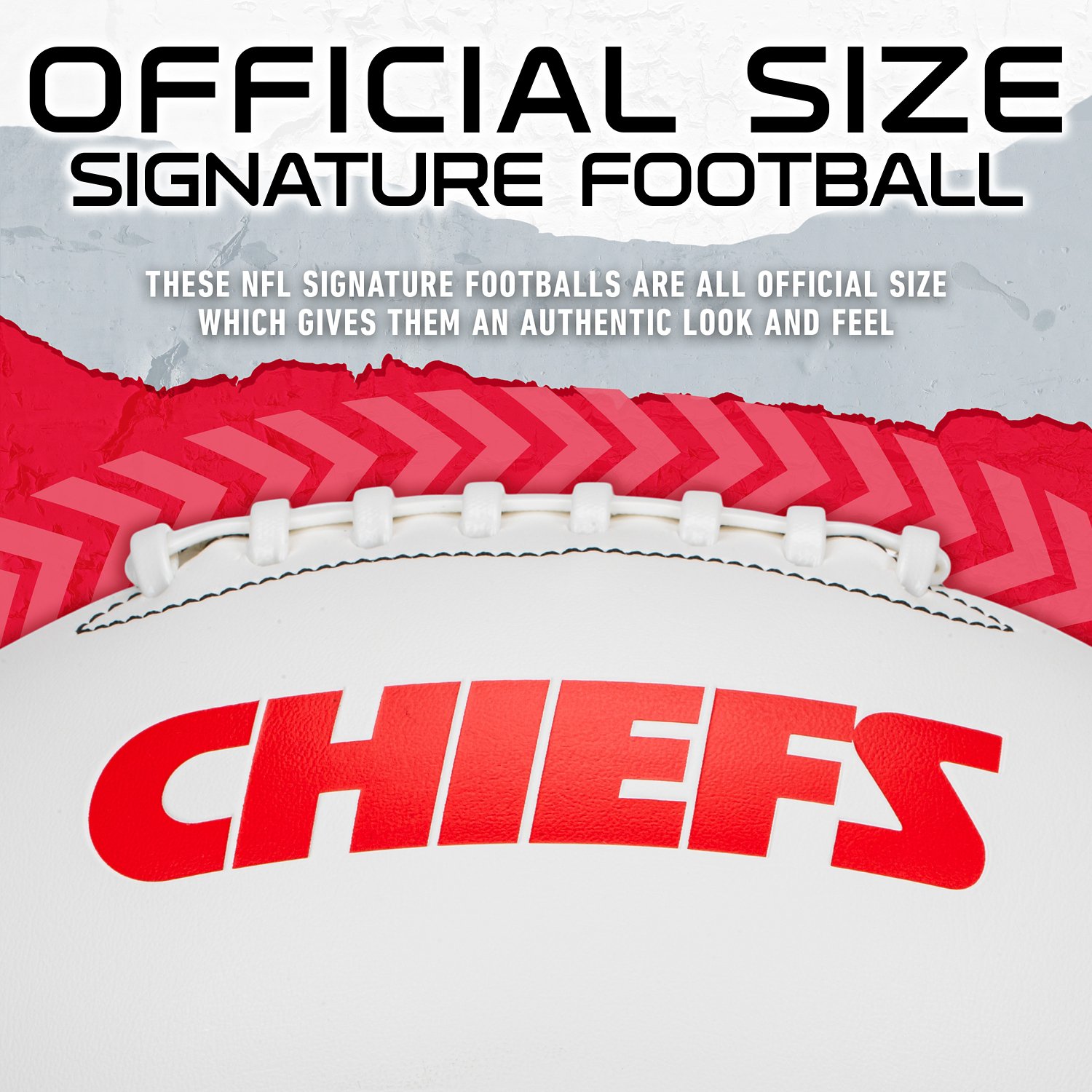 Franklin Kansas City Chiefs Official Size Autograph Football - view number 5
