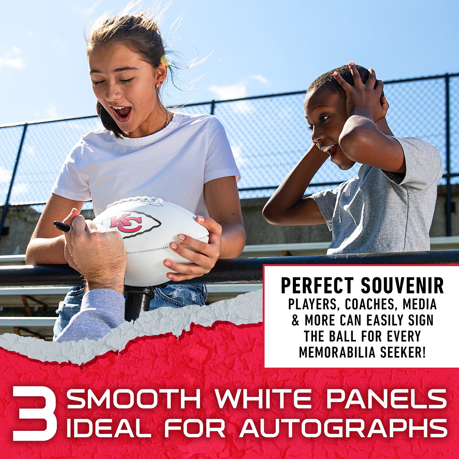 Franklin Kansas City Chiefs Official Size Autograph Football - view number 7