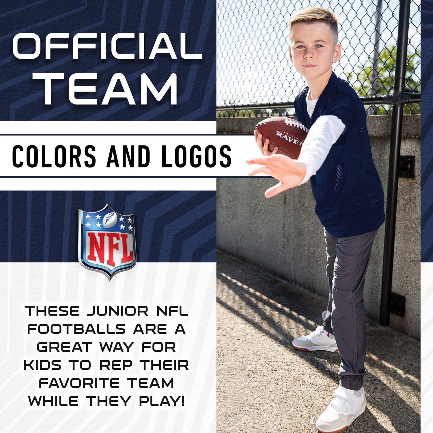 Franklin Kids' Baltimore Ravens Junior Football - view number 7