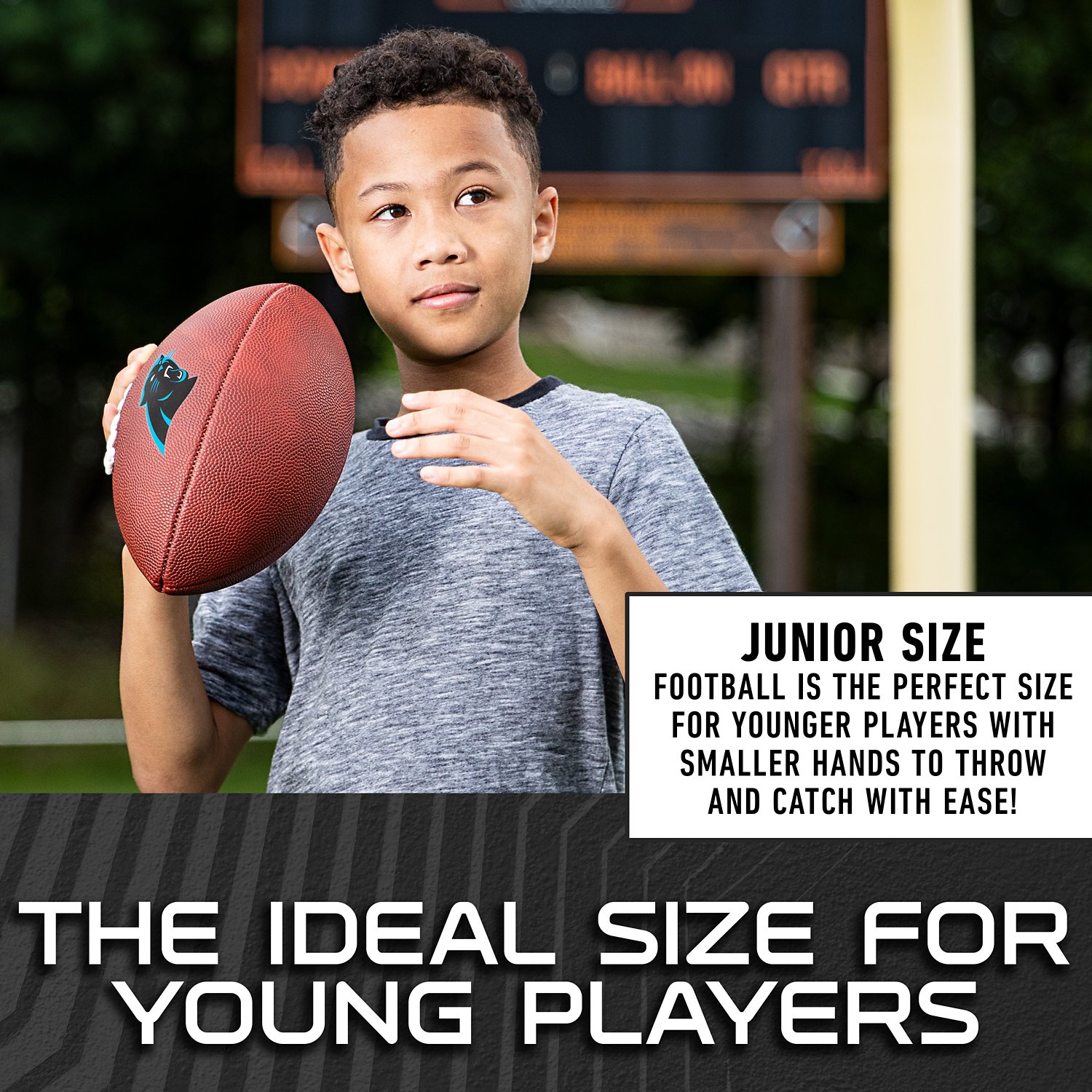 Franklin Kids' Carolina Panthers Junior Football - view number 7