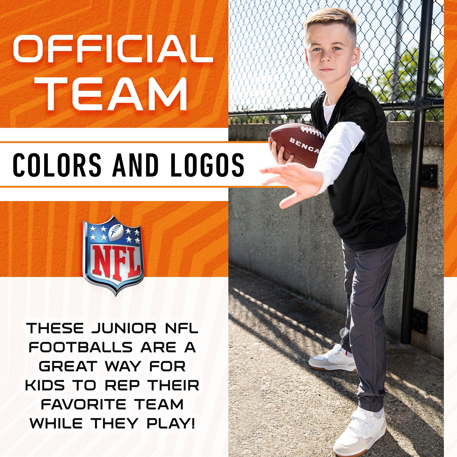 Franklin Kids' Cincinnati Bengals Junior Football - view number 8