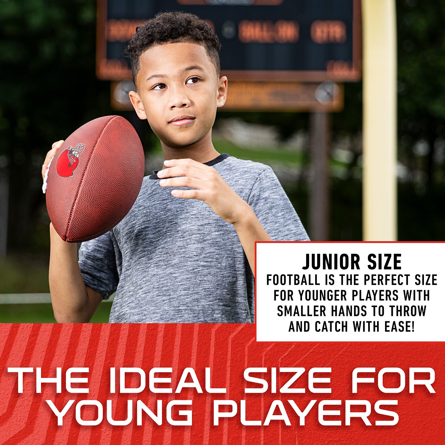 Franklin Kids' Cleveland Browns Junior Football - view number 7