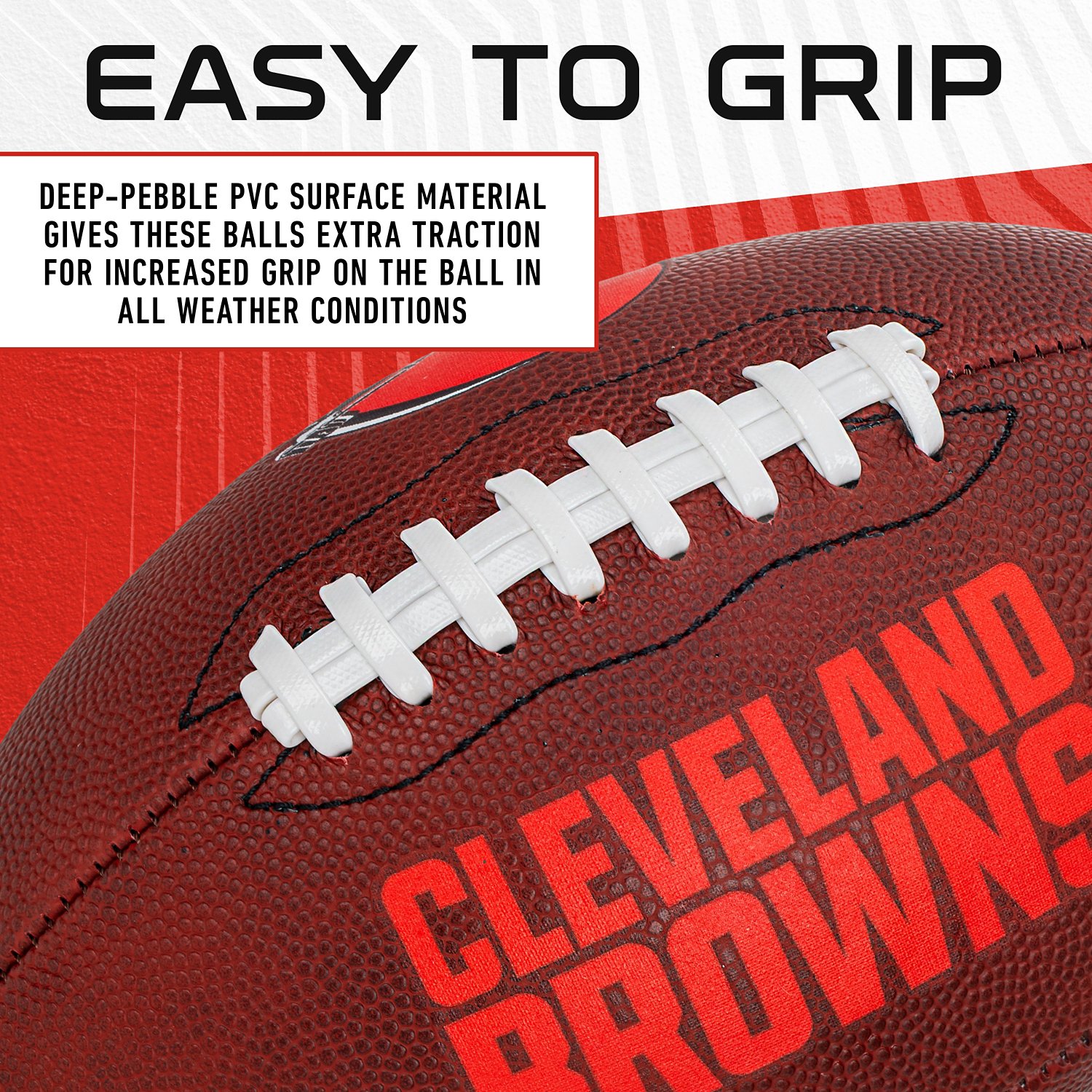 Franklin Kids' Cleveland Browns Junior Football - view number 6