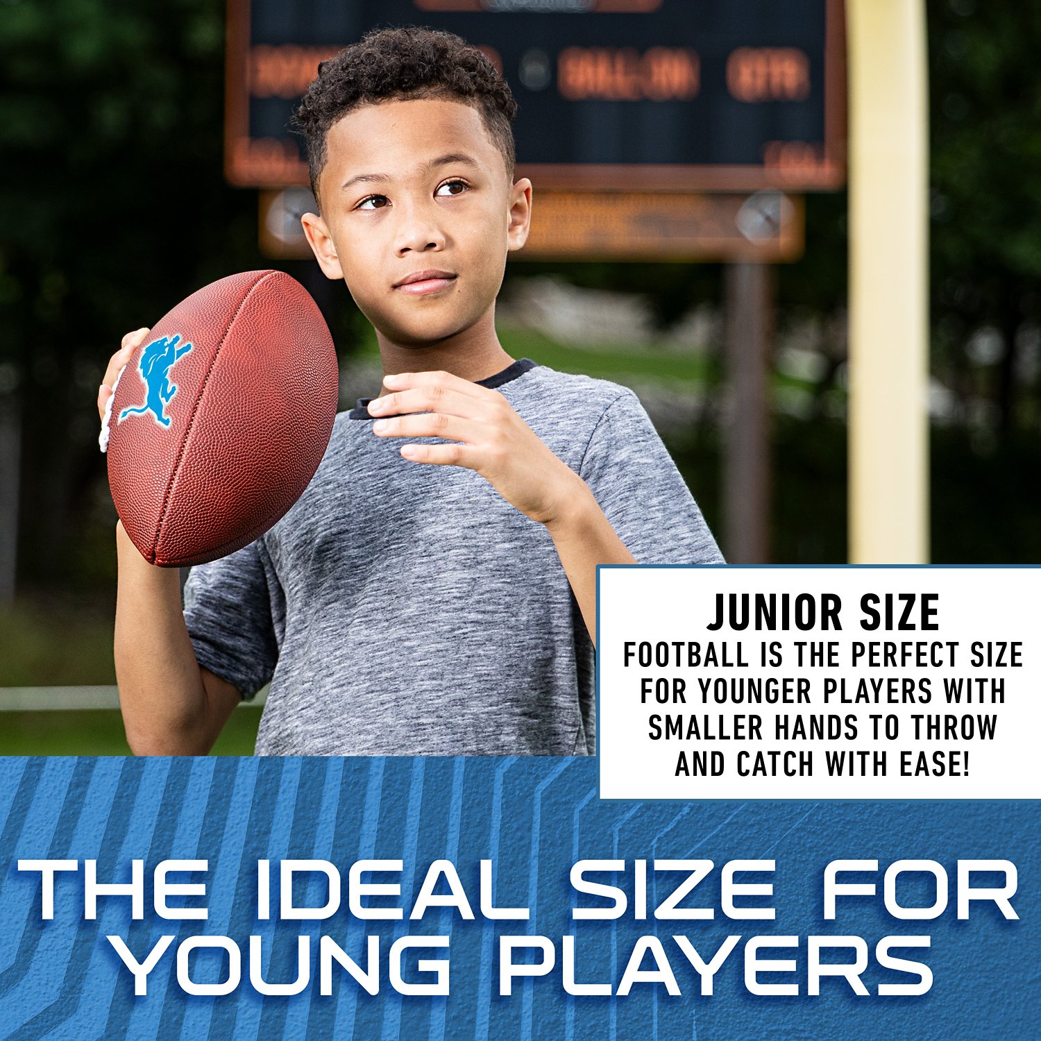 Franklin Kids' Detroit Lions Junior Football - view number 7