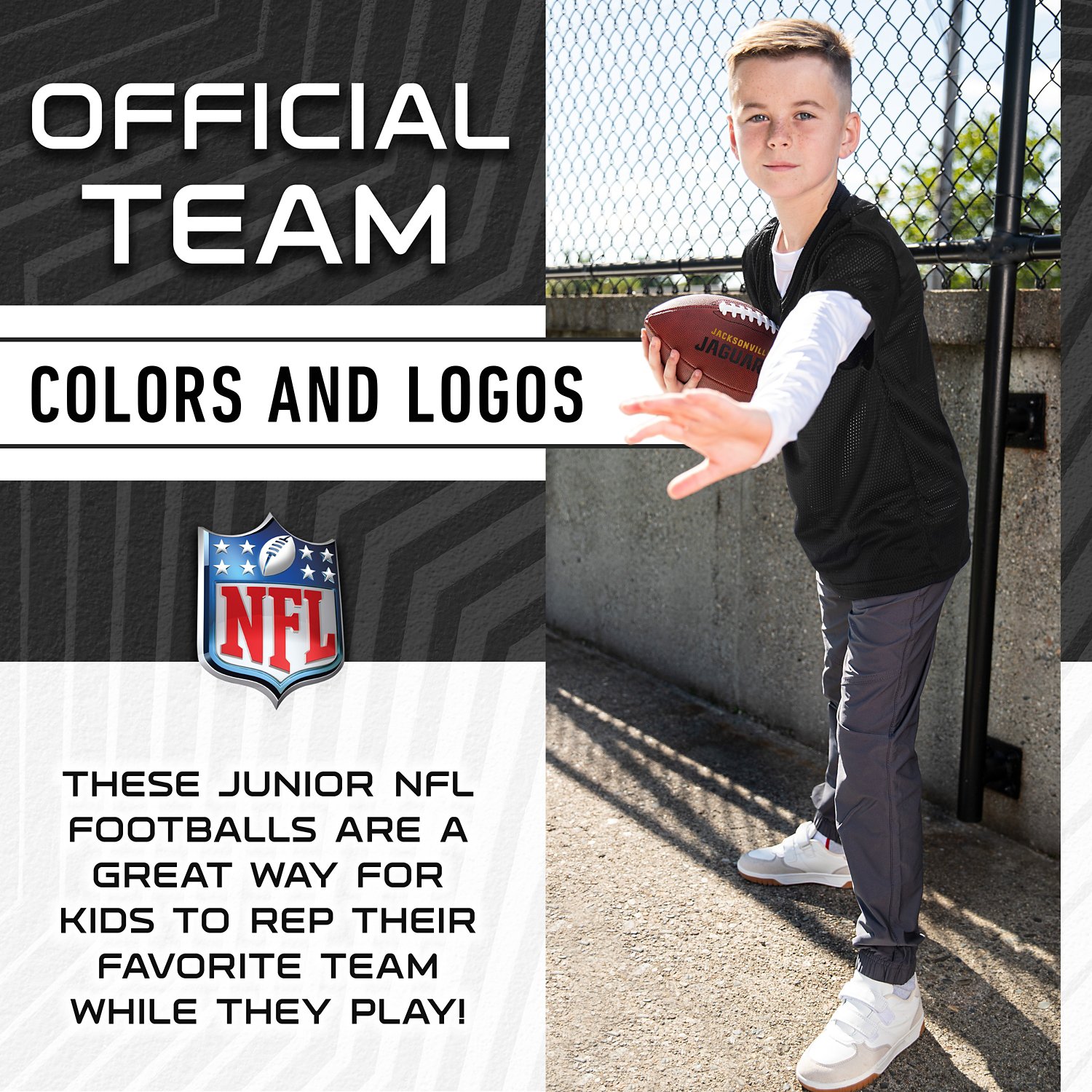 Franklin Kids' Jacksonville Jaguars Junior Football - view number 8