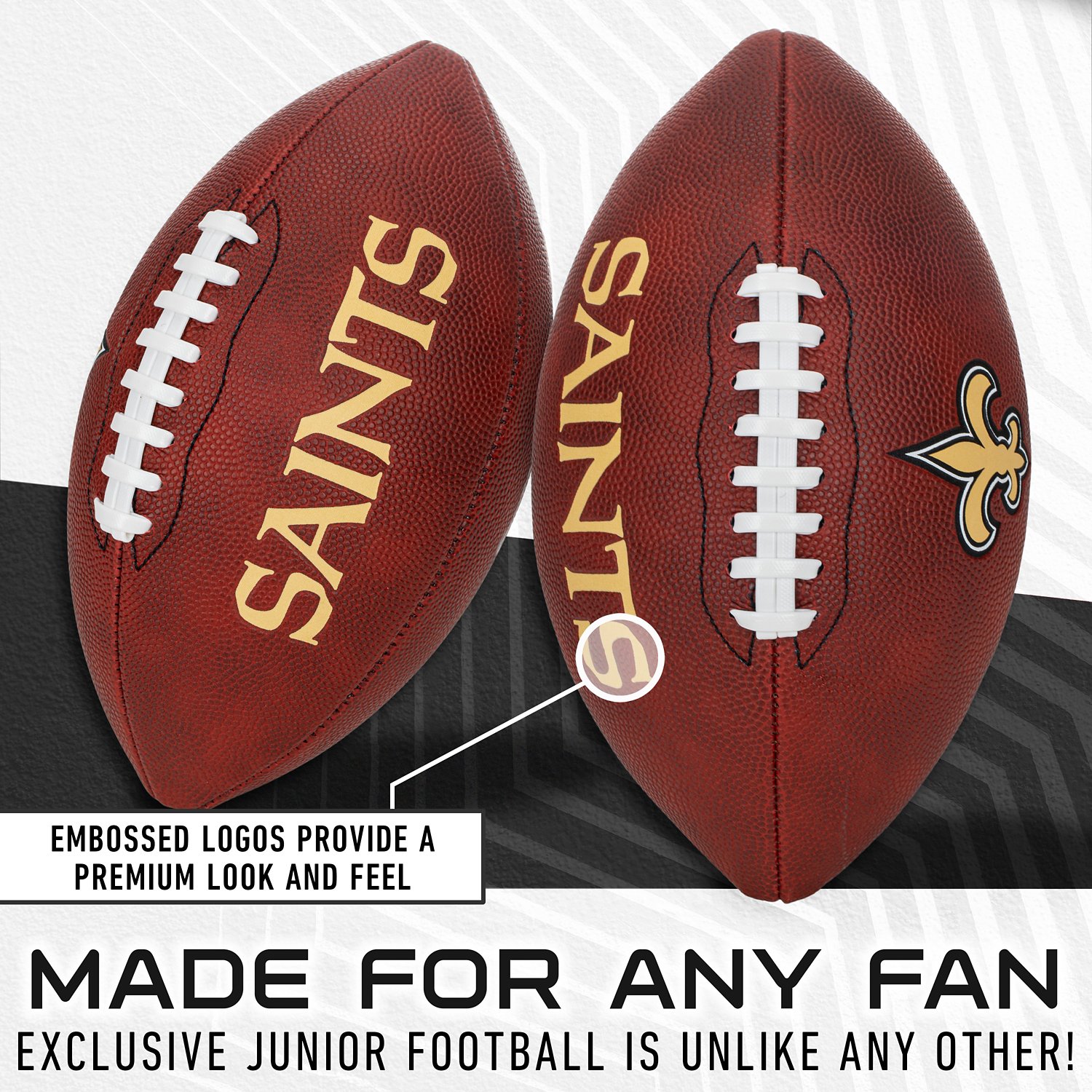 Franklin Kids' New Orleans Saints Junior Football - view number 4