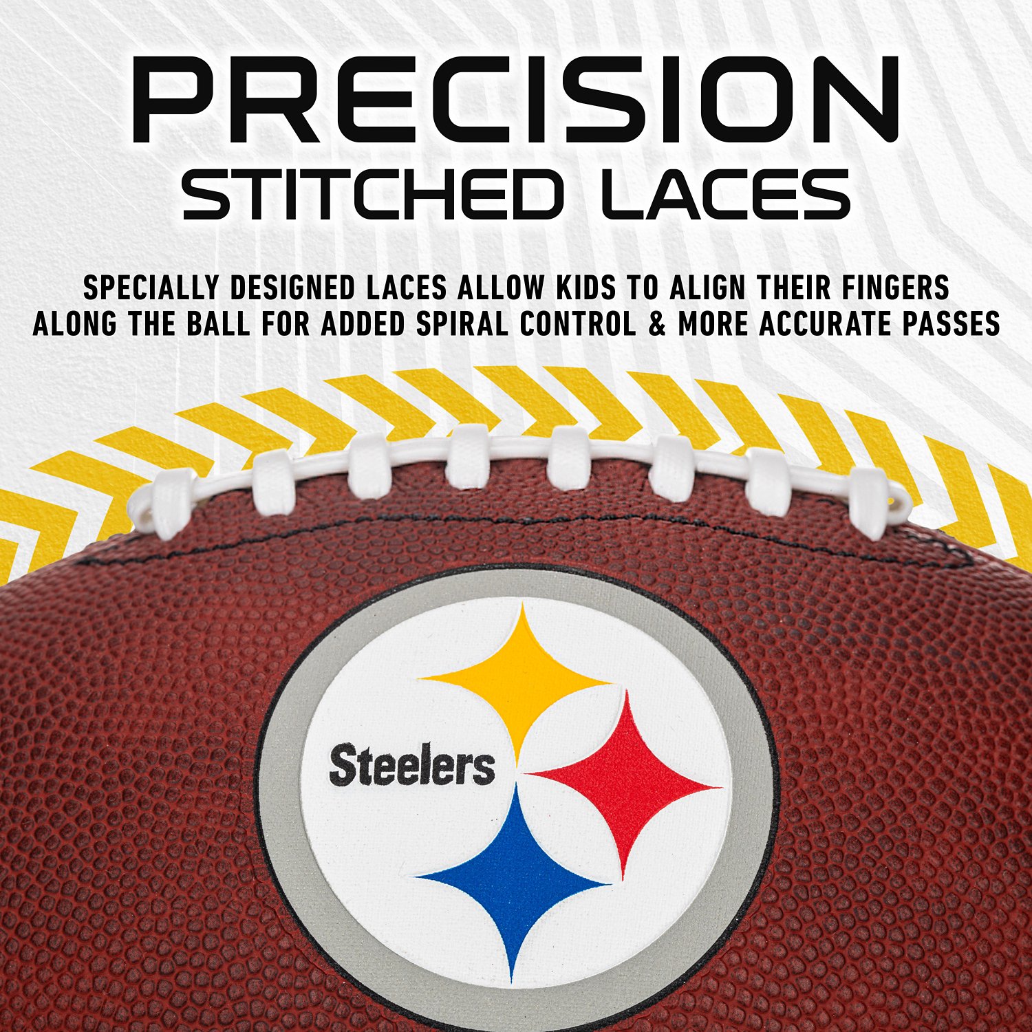 Franklin Kids' Pittsburgh Steelers Junior Football - view number 5
