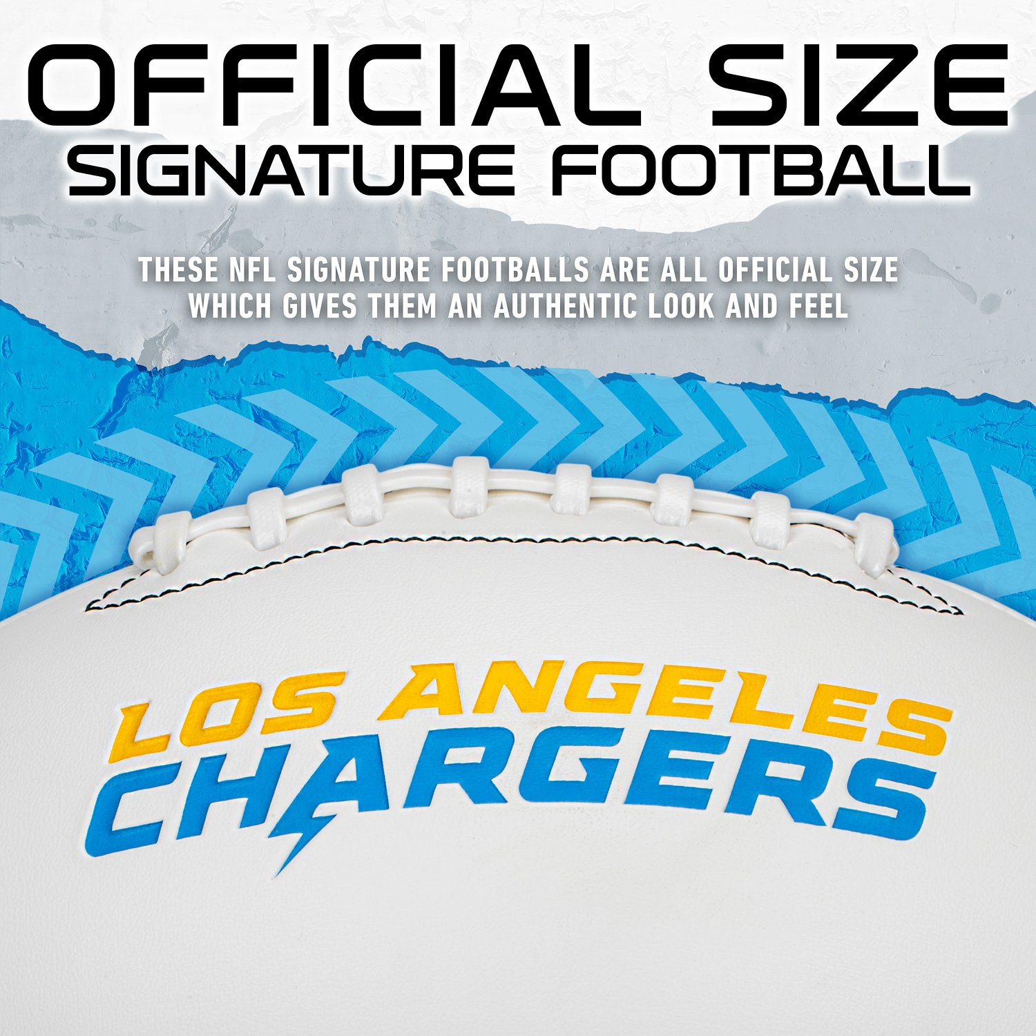 Franklin Los Angeles Chargers Official Size Autograph Football - view number 5