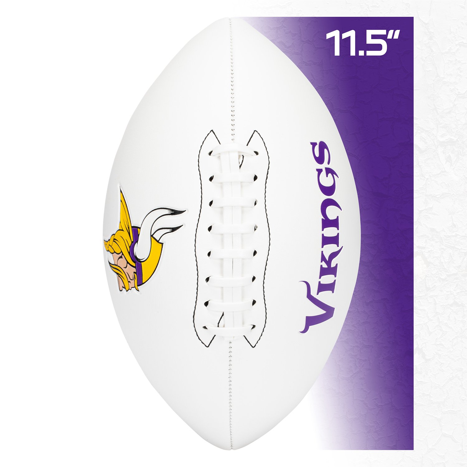 Franklin Minnesota Vikings Official Size Autograph Football  - view number 3