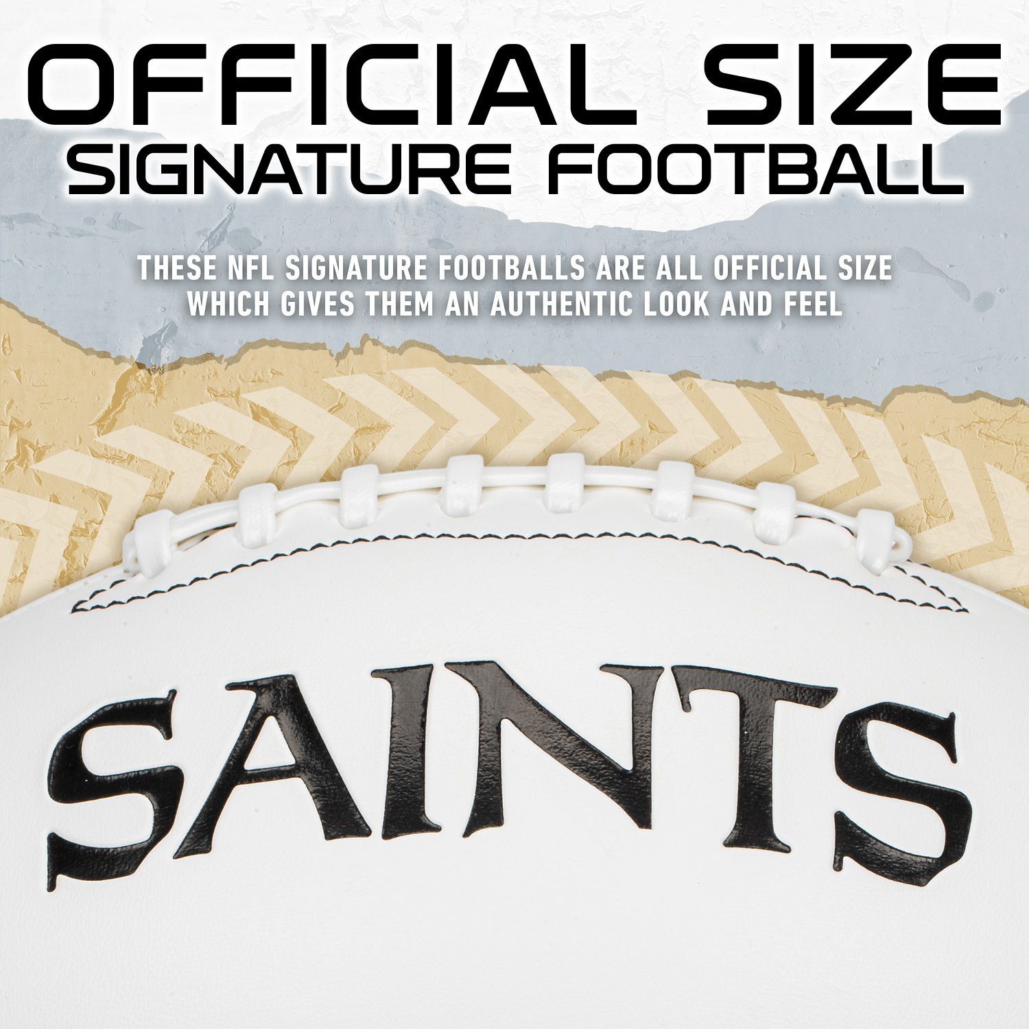 Franklin New Orleans Saints Official Size Autograph Football - view number 5