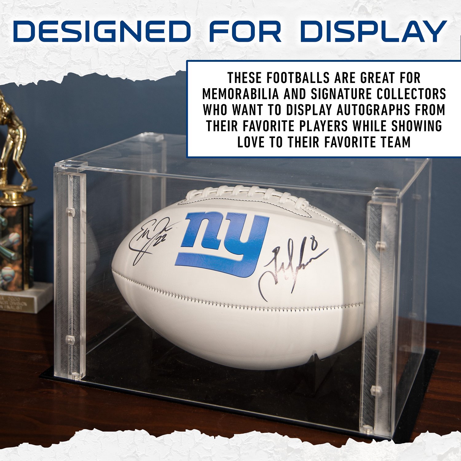 Franklin New York Giants Official Size Autograph Football  - view number 6
