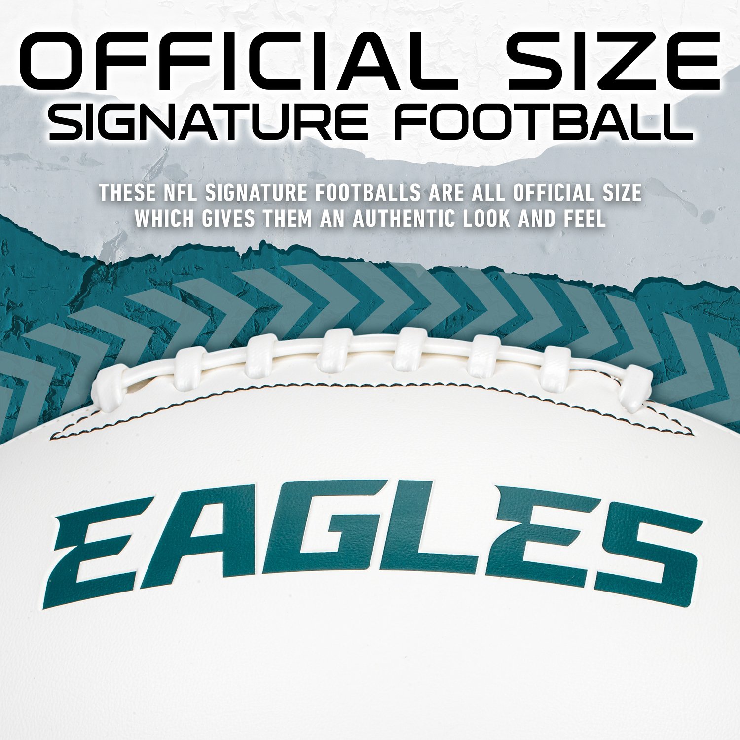 Franklin Philadelphia Eagles Official Size Autograph Football  - view number 5