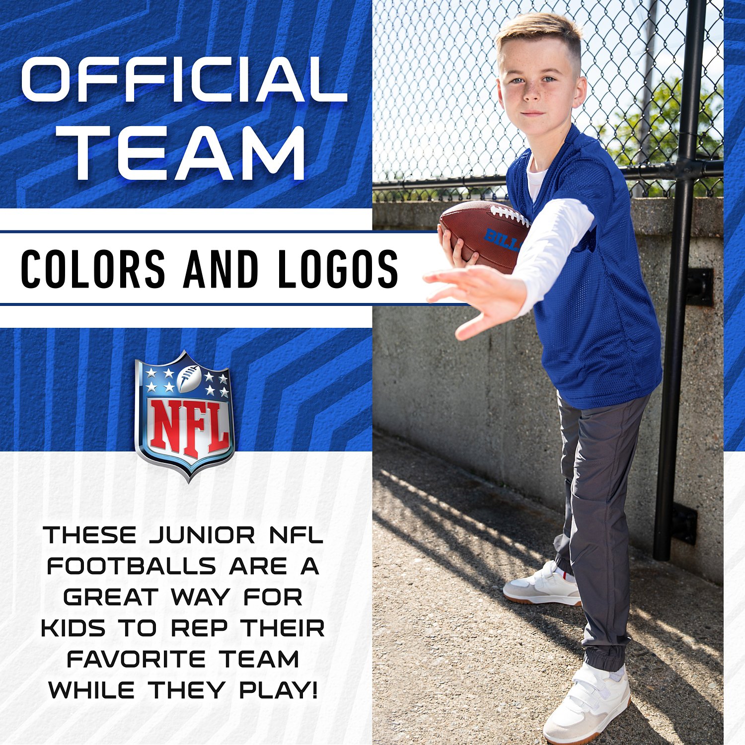 Franklin Sports Buffalo Bills NFL Junior Football - view number 8