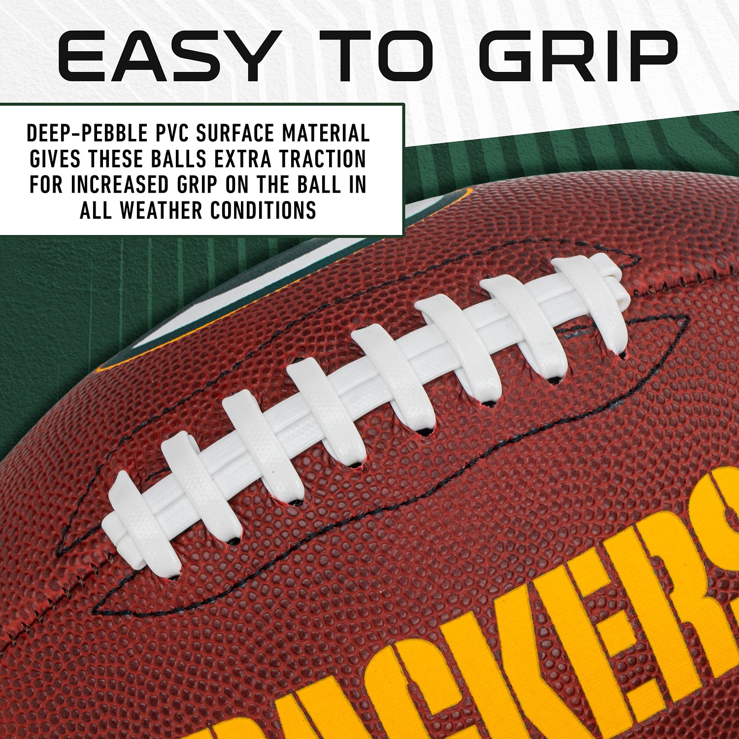 Franklin Sports Green Bay Packers NFL Junior Football - view number 6