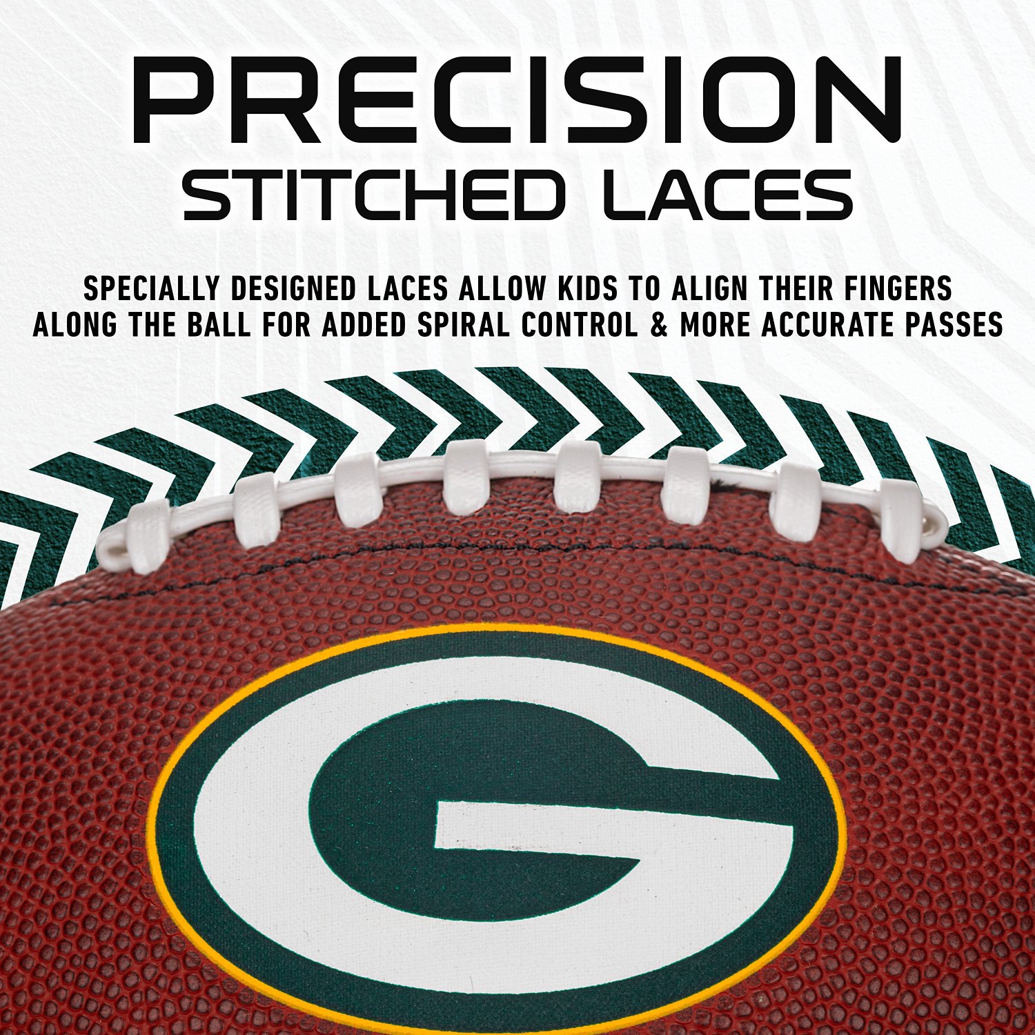 Franklin Sports Green Bay Packers NFL Junior Football - view number 5