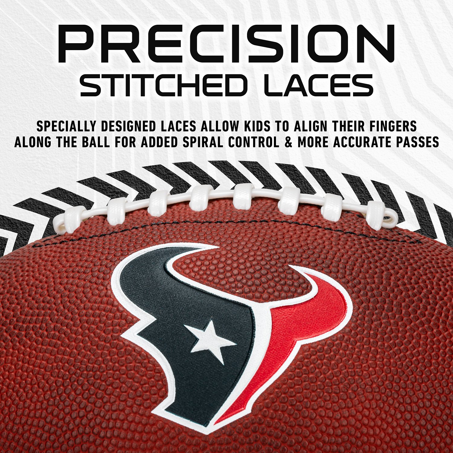 Franklin Sports Houston Texans NFL Junior Football - view number 6