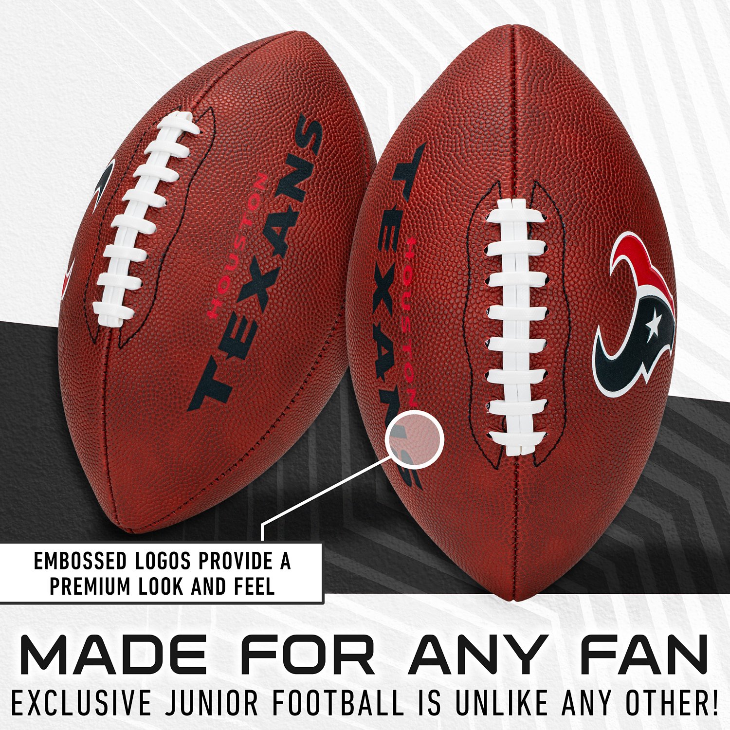 Franklin Sports Houston Texans NFL Junior Football - view number 5