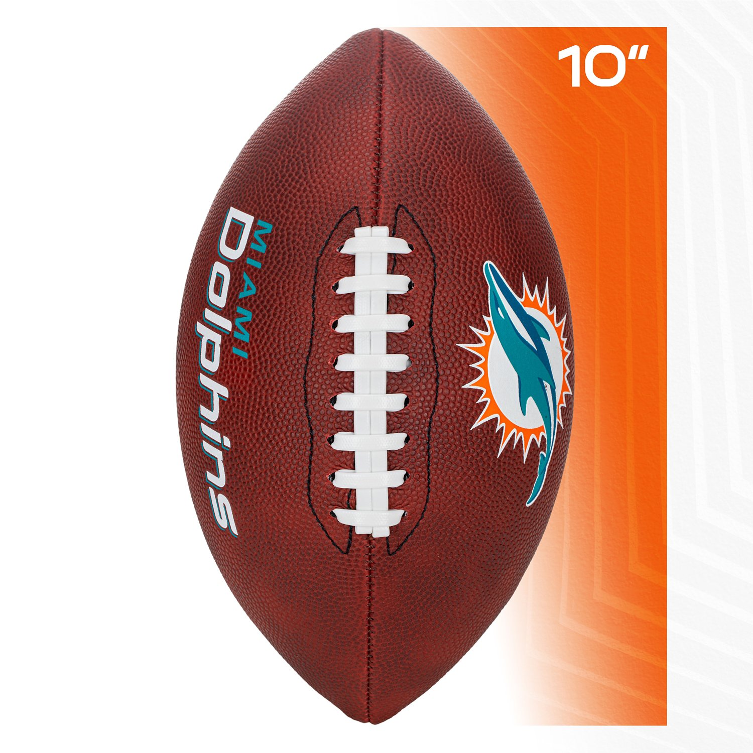 Franklin Sports Miami Dolphins NFL Junior Football - view number 3