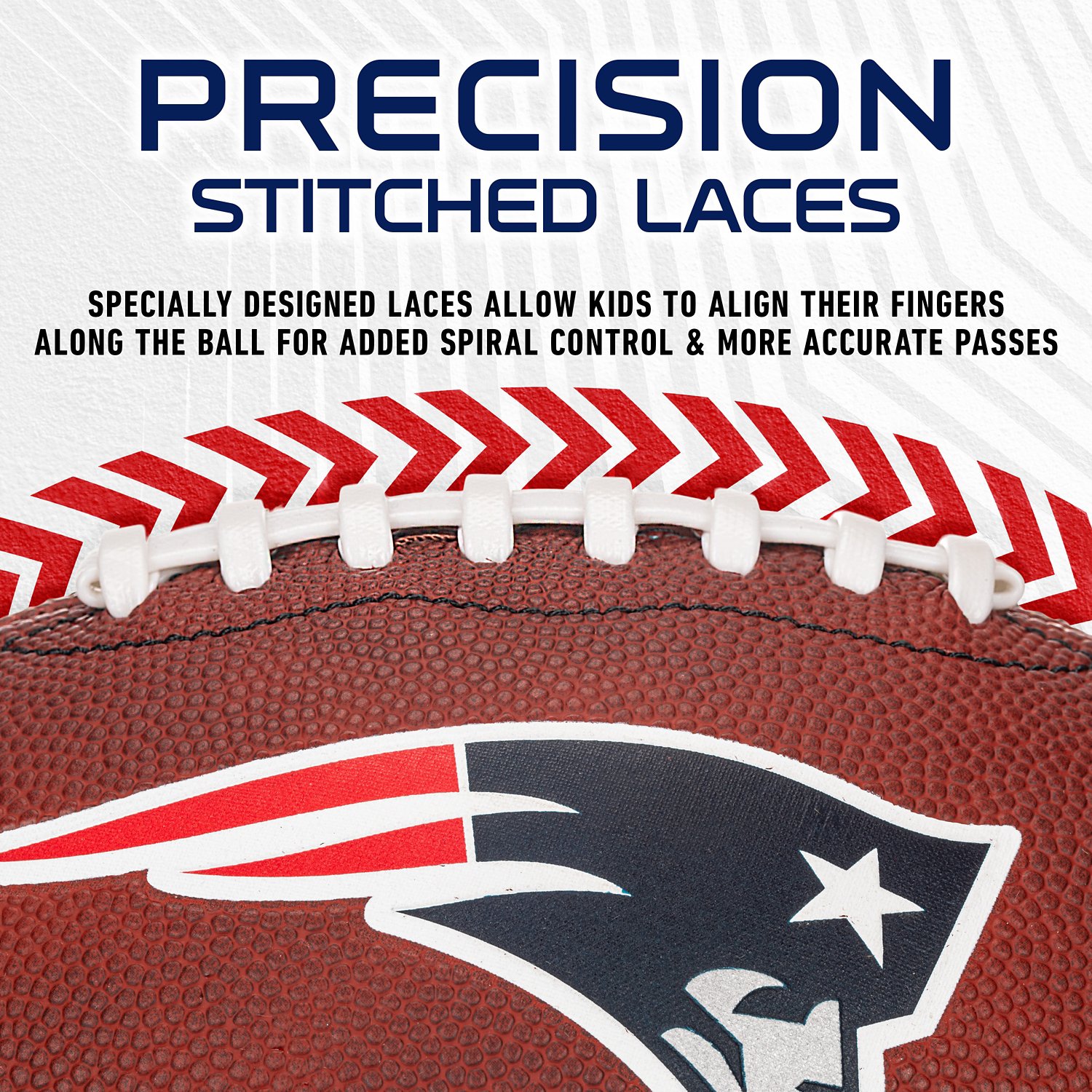 Franklin Sports New England Patriots NFL Junior Football - view number 5