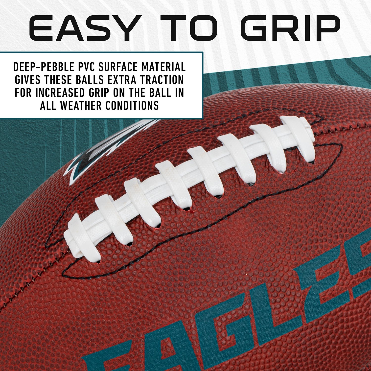 Franklin Sports Philadelphia Eagles NFL Junior Football - view number 6