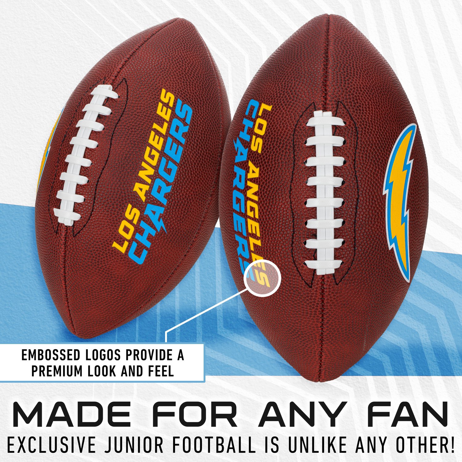 Franklin Sports San Diego Chargers NFL Junior Football - view number 2