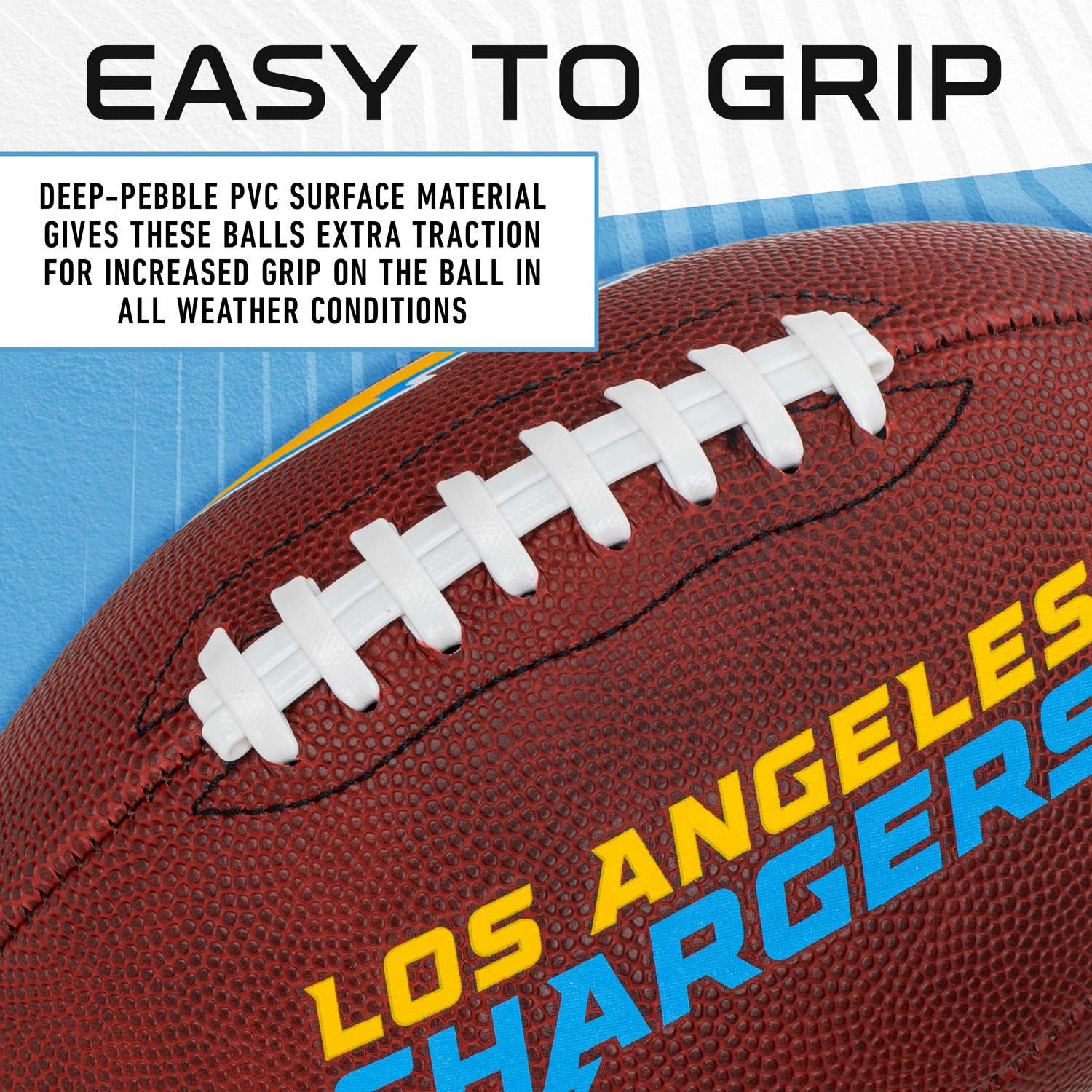 Franklin Sports San Diego Chargers NFL Junior Football - view number 5