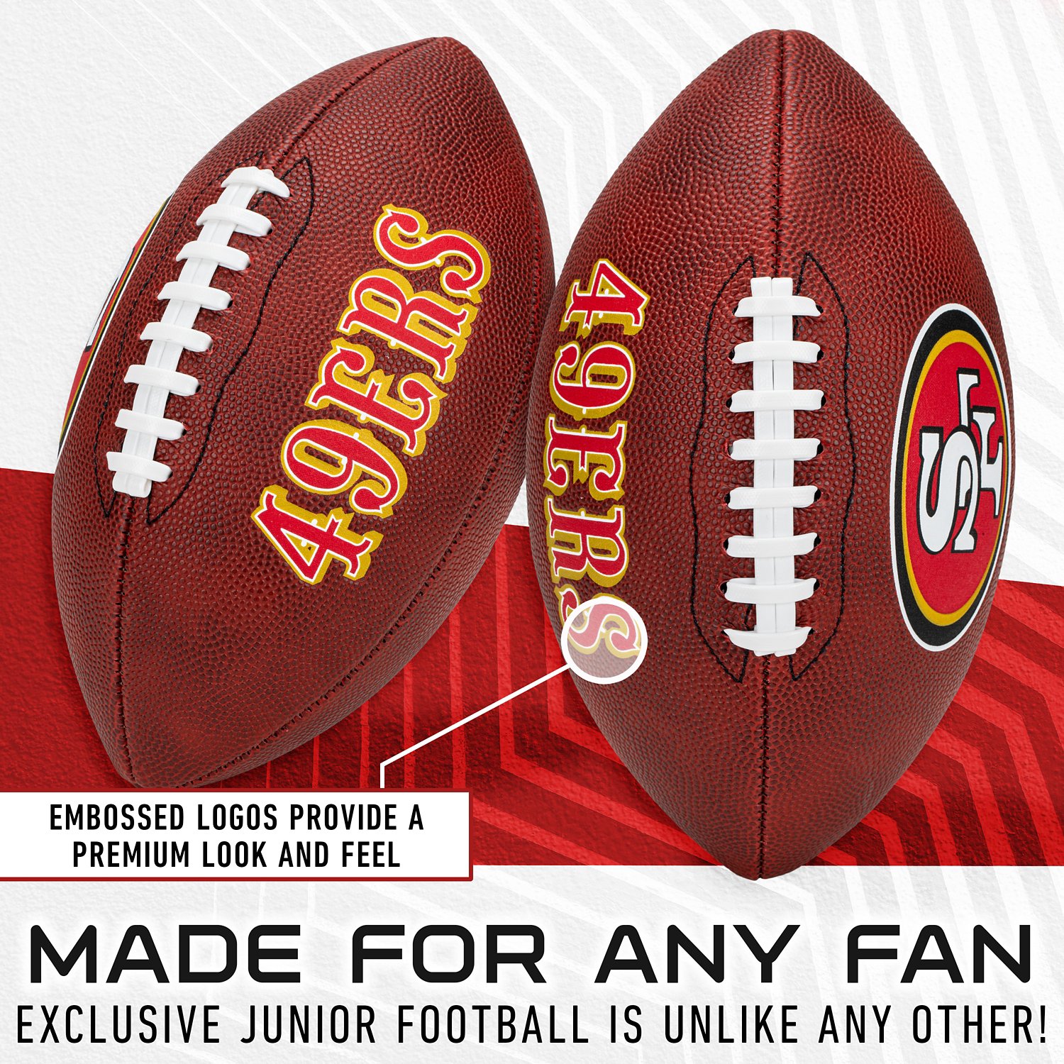 Franklin Sports San Francisco 49ers NFL Junior Football - view number 4