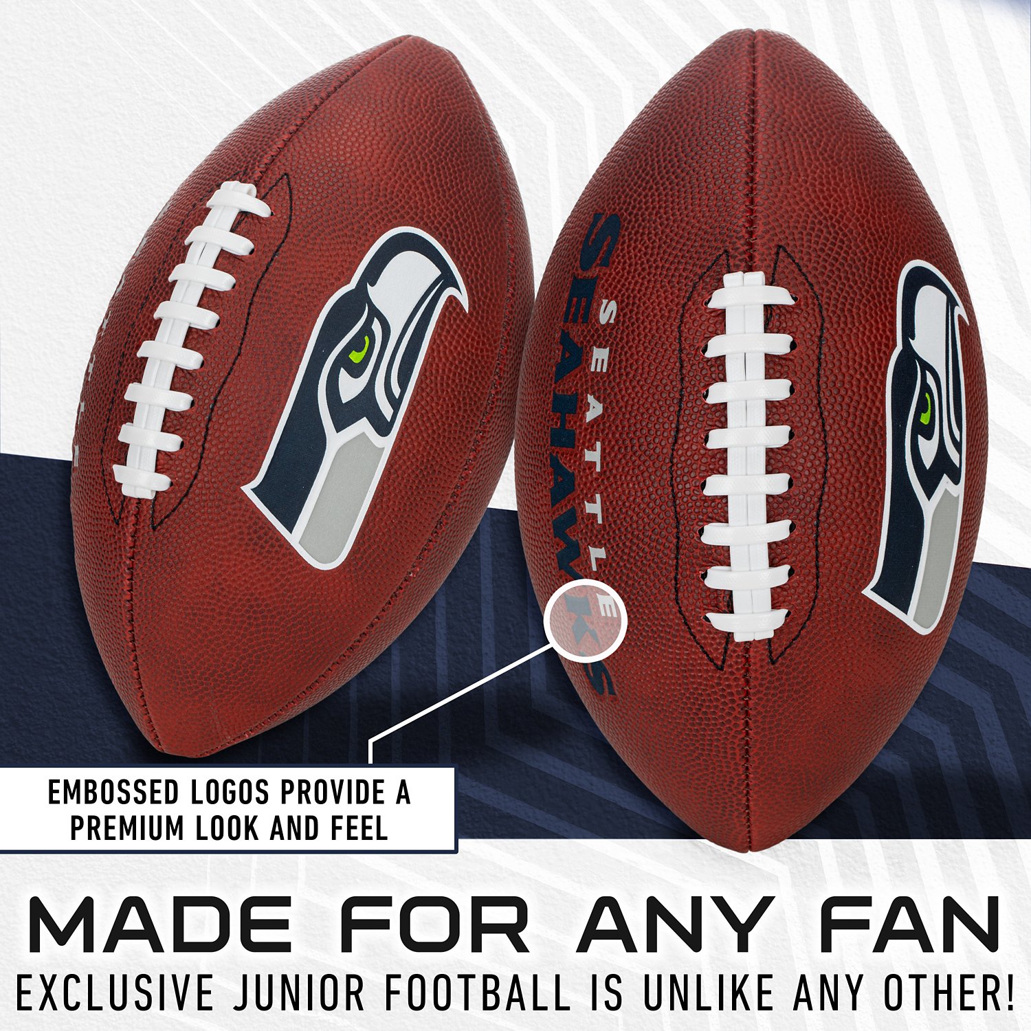 Franklin Sports Seattle Seahawks NFL Junior Football - view number 4