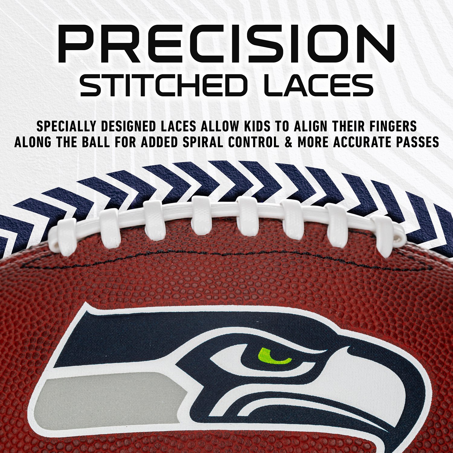 Franklin Sports Seattle Seahawks NFL Junior Football - view number 5