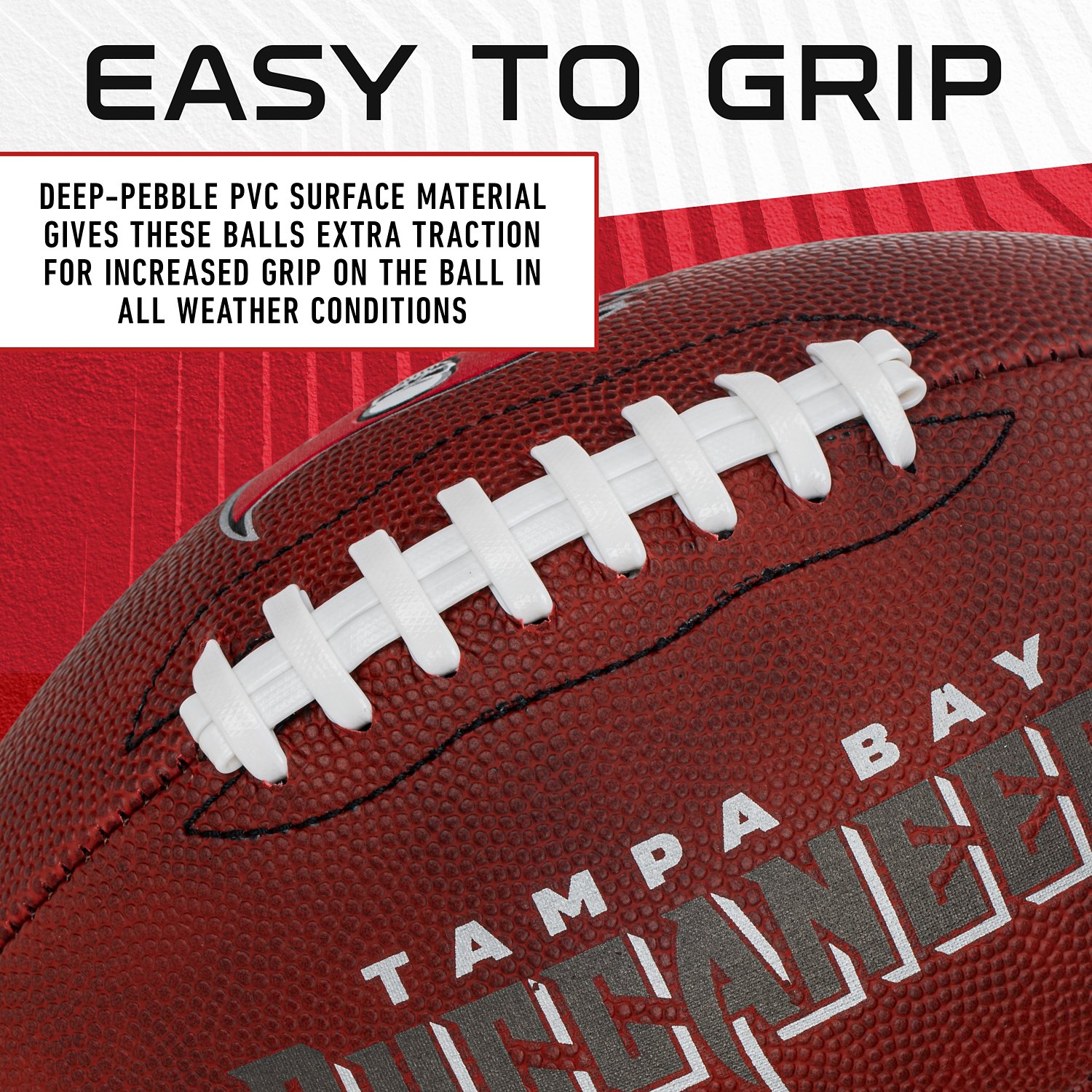 Franklin Sports Tampa Bay Buccaneers NFL Junior Football - view number 6