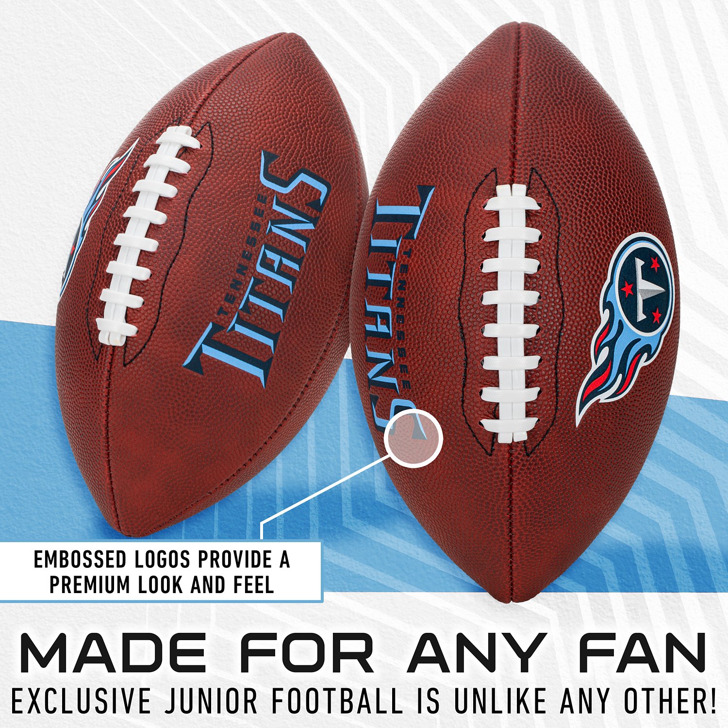 Franklin Sports Tennessee Titans NFL Junior Football - view number 4