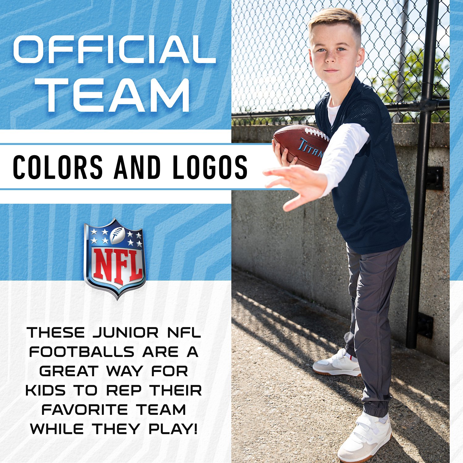 Franklin Sports Tennessee Titans NFL Junior Football - view number 8