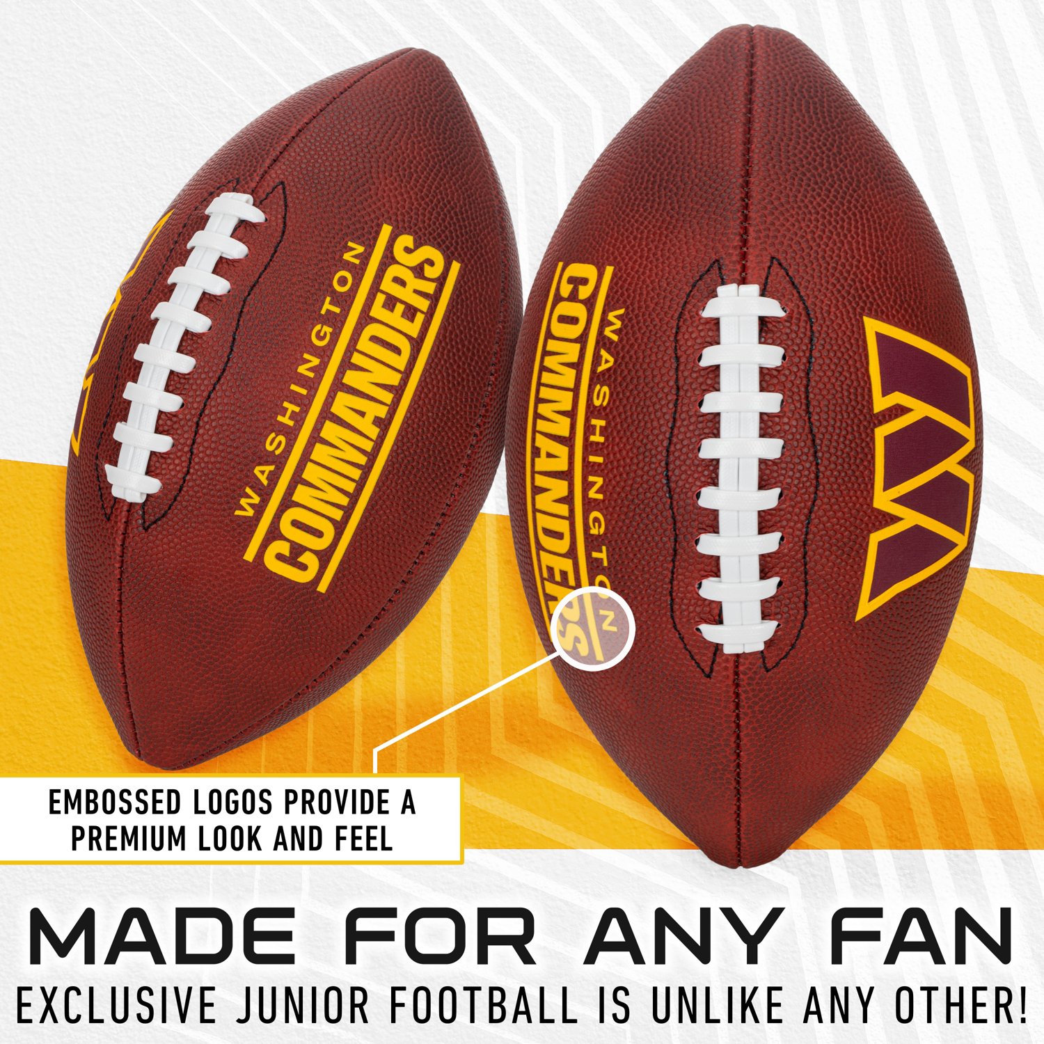 Franklin Sports Washington Commanders NFL Junior Football - view number 3