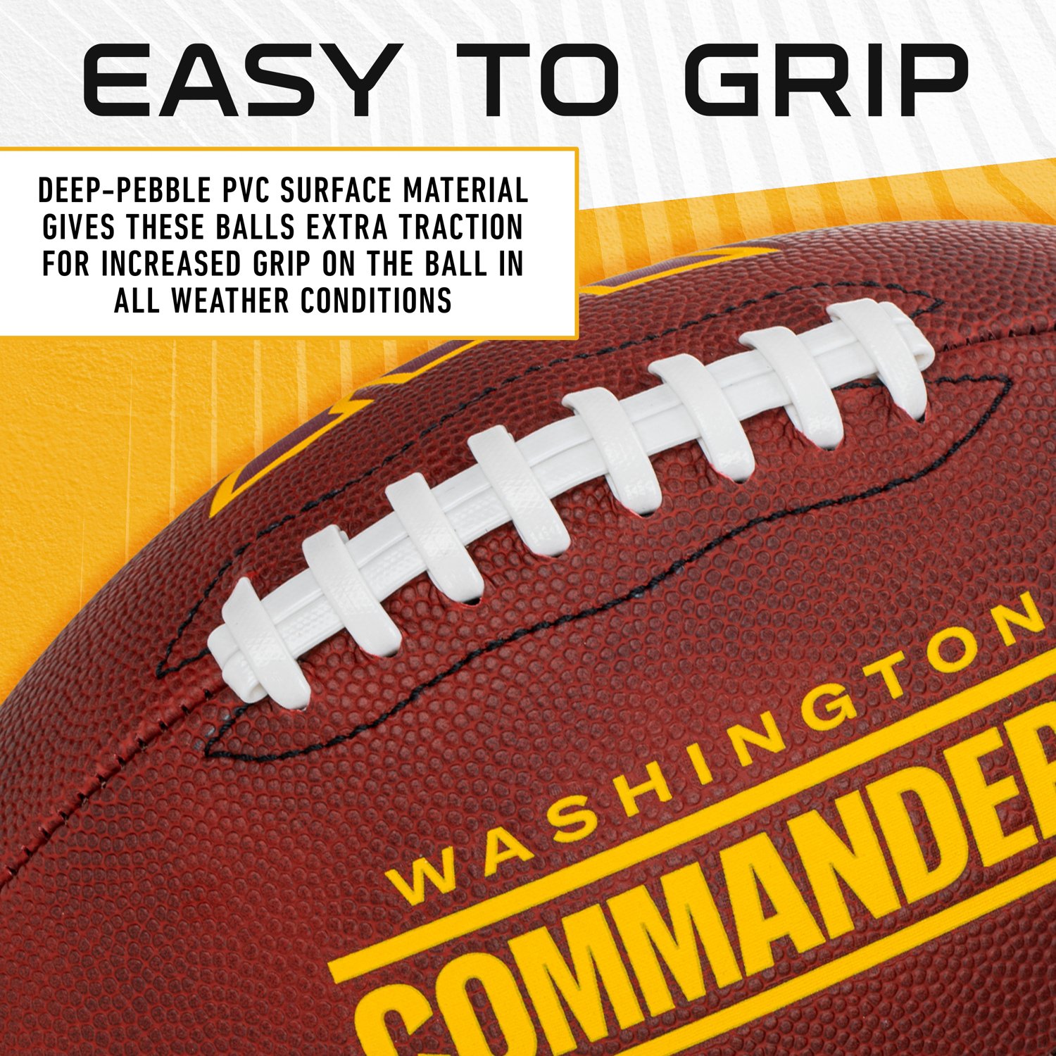 Franklin Sports Washington Commanders NFL Junior Football - view number 5