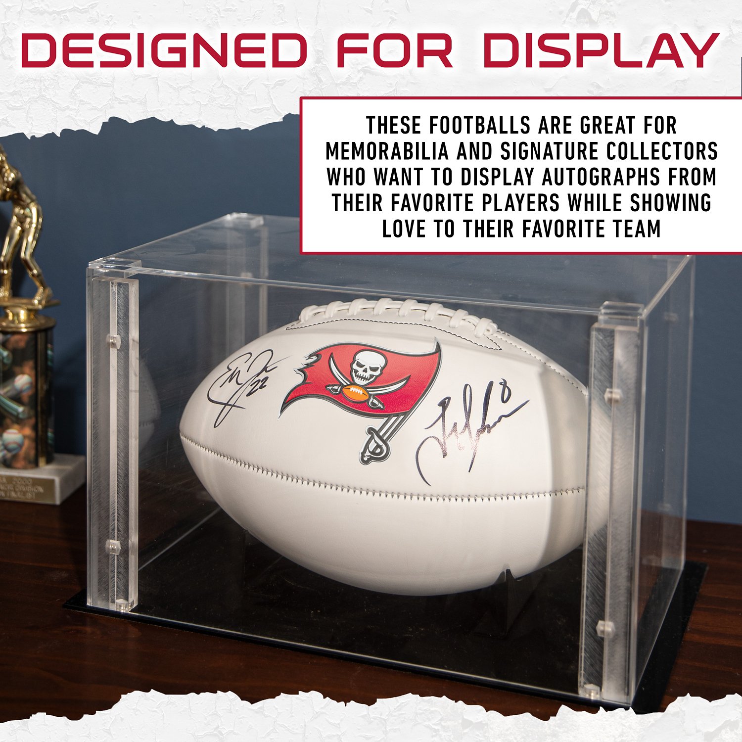 Franklin Tampa Bay Buccaneers Official Size Autograph Football - view number 6