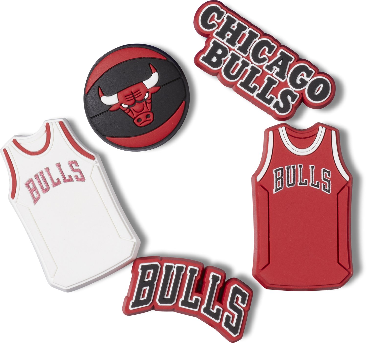 Crocs Chicago Bulls Jibbitz 5-Pack