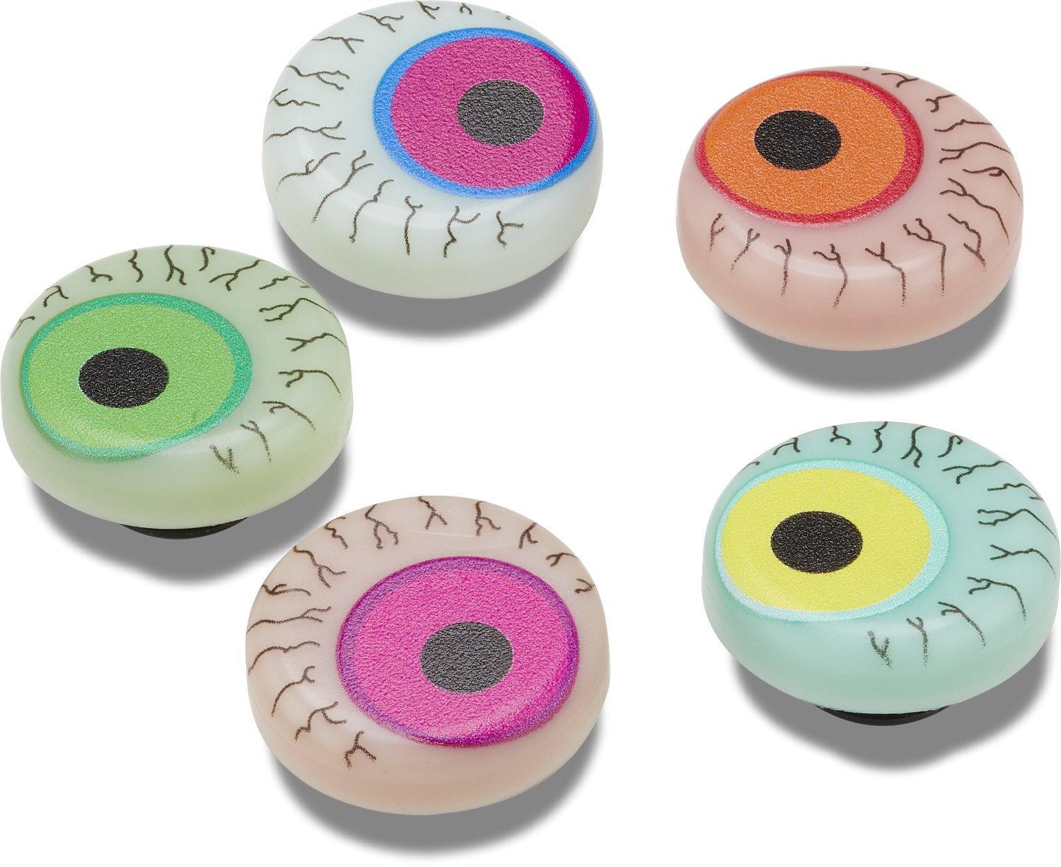 アクセサリーその他 Lights Up Fun 5 Jibbitz Pack - Crocs - Multi - Synthetic Lights Up Neon 5 Pack Jibbitz™ charms - Crocs
