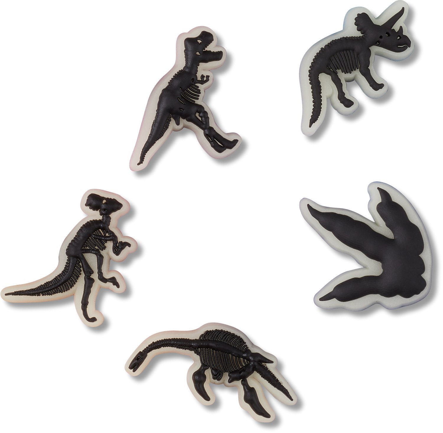 Crocs Glow In The Dark Dino Jibbitz 5-Pack - view number 2