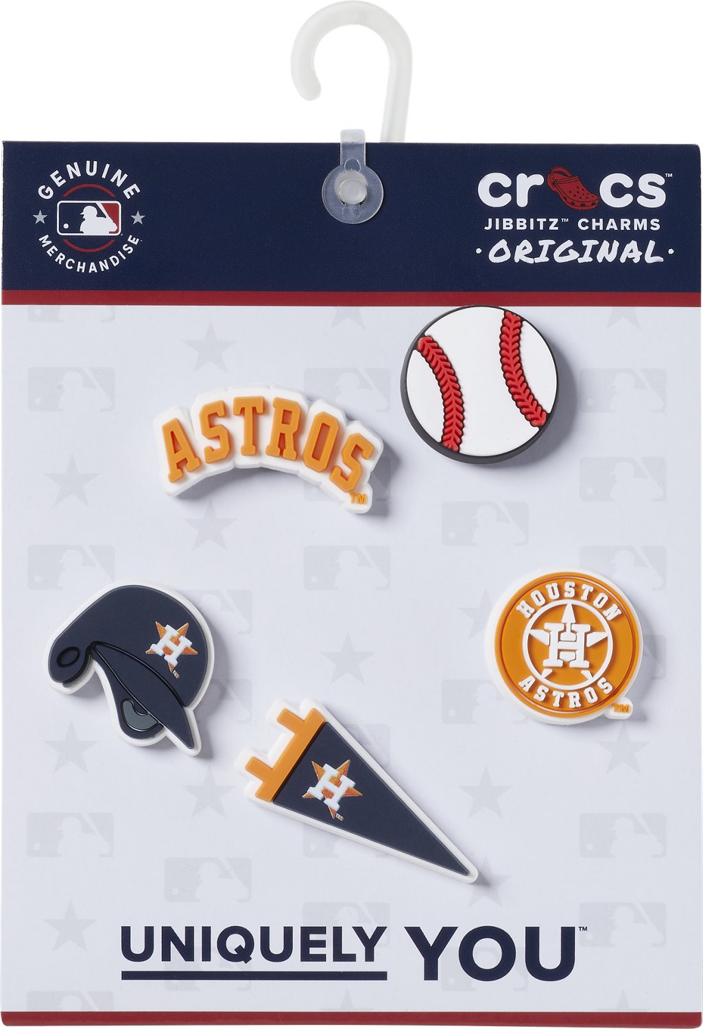 Crocs Houston Astros Jibbitz Charms 5-Pack                                                                                       - view number 4