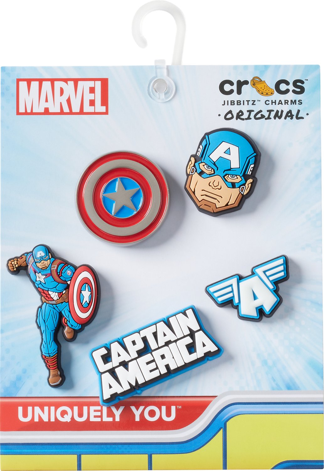 Crocs Jibbitz Captain America 5-Pack                                                                                             - view number 5