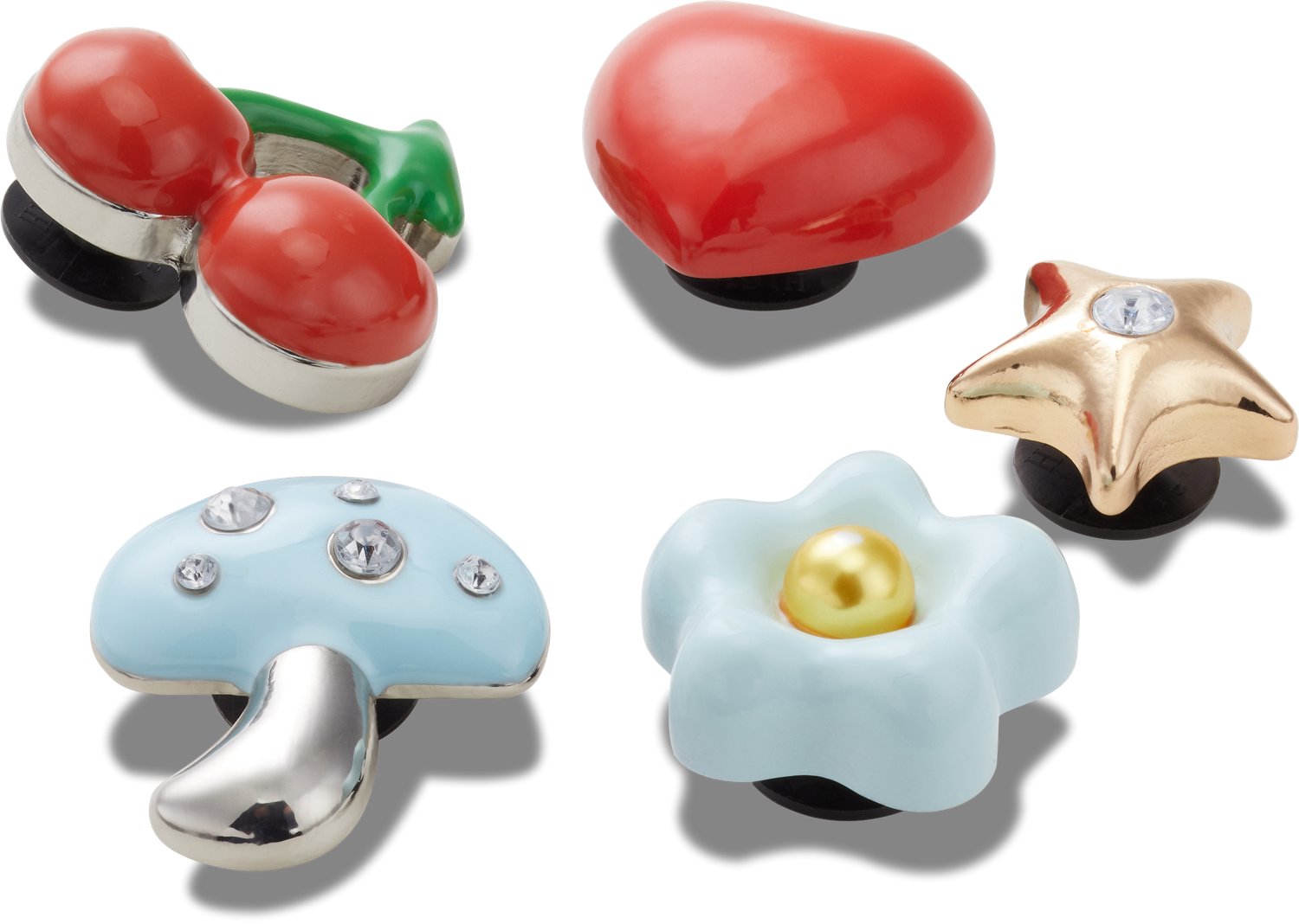 Crocs Jibbitz Puffy Metals 5-Pack                                                                                                - view number 2