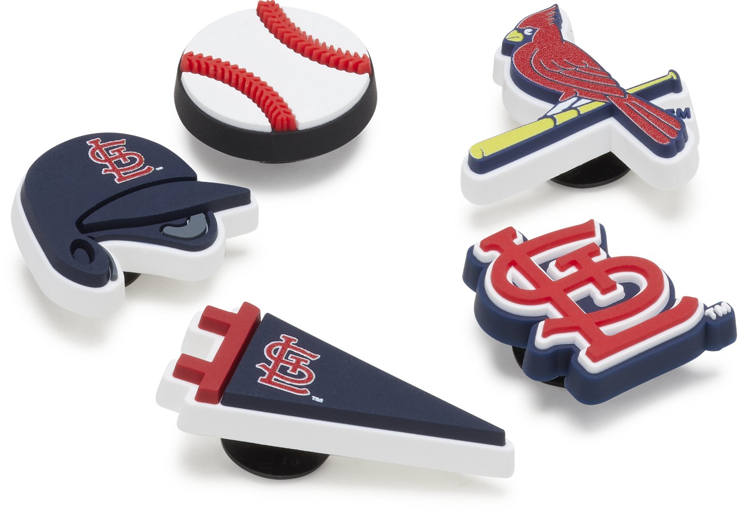 Crocs St. Louis Cardinals Jibbitz Charms 5-Pack                                                                                  - view number 2