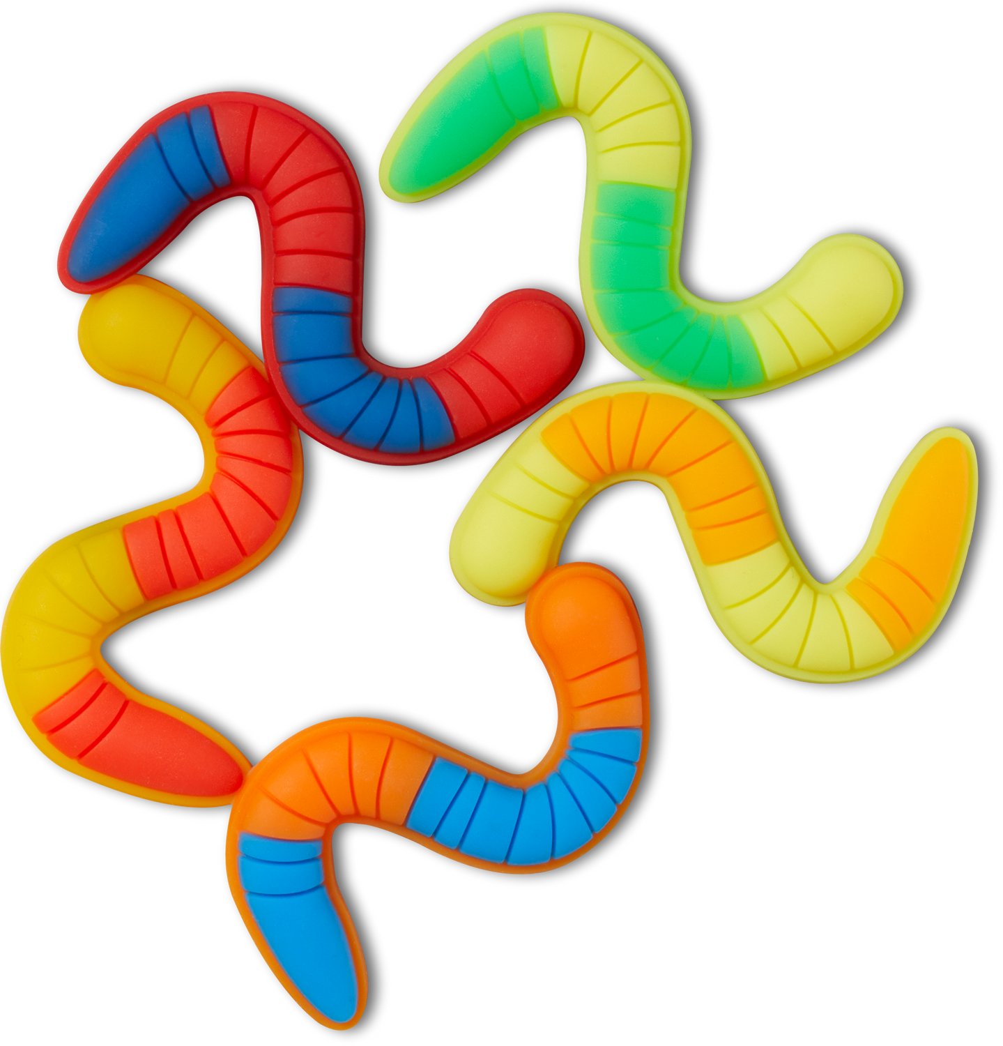 Crocs UV Changing Candy Worms Jibbitz 5-Pack