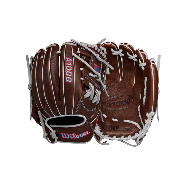 Wilson 11.75 in A1000 1787 Infield Baseball Glove Brown/Grey - Sball/Bball Glove And Mitt at Academy Sports