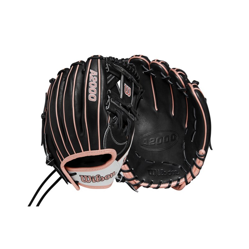 Wilson 12 in A2000 H12 Fast-Pitch Infield Softball Glove Black/Rose Gold - Sball/Bball Glove And Mitt at Academy Sports