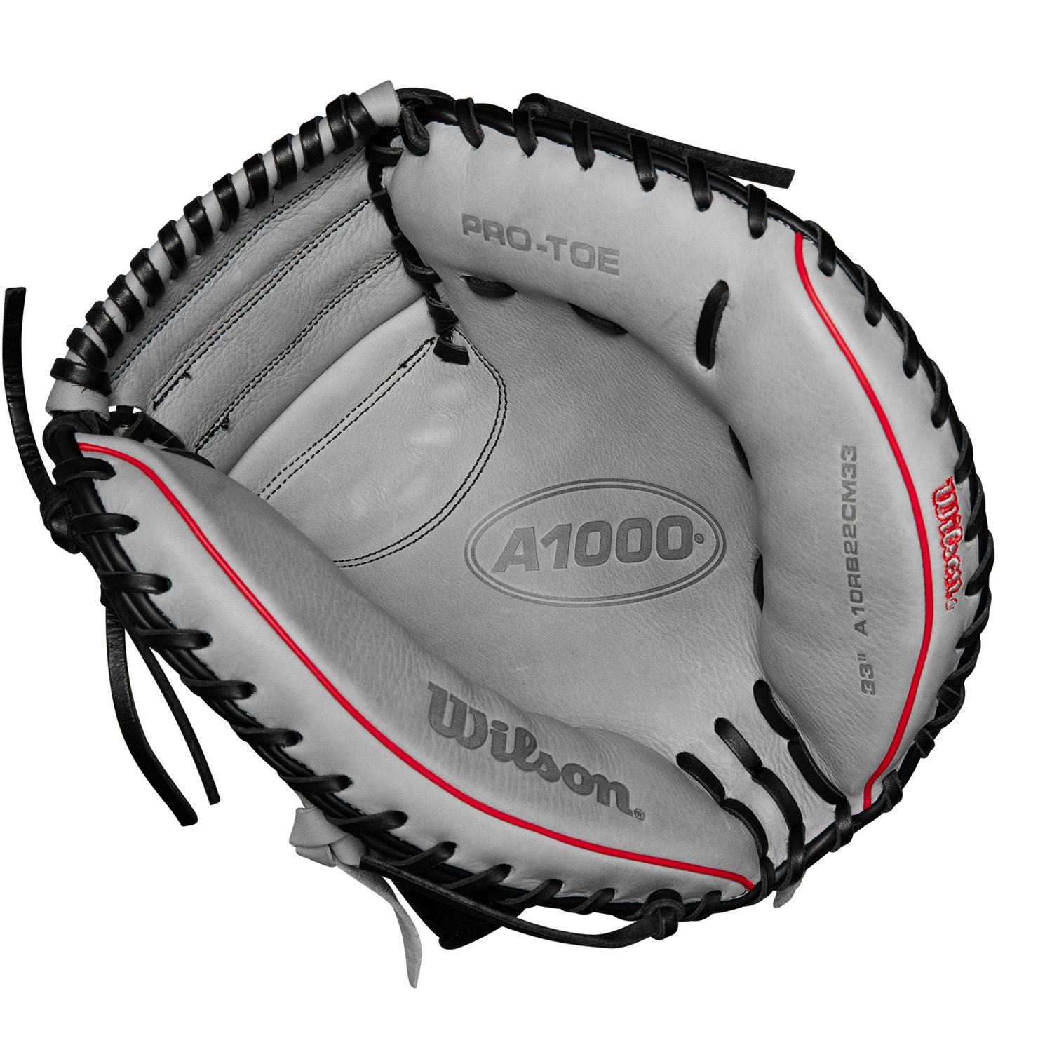 Wilson 33 in A1000 CM33  Baseball Catcher's Mitt                                                                                 - view number 2