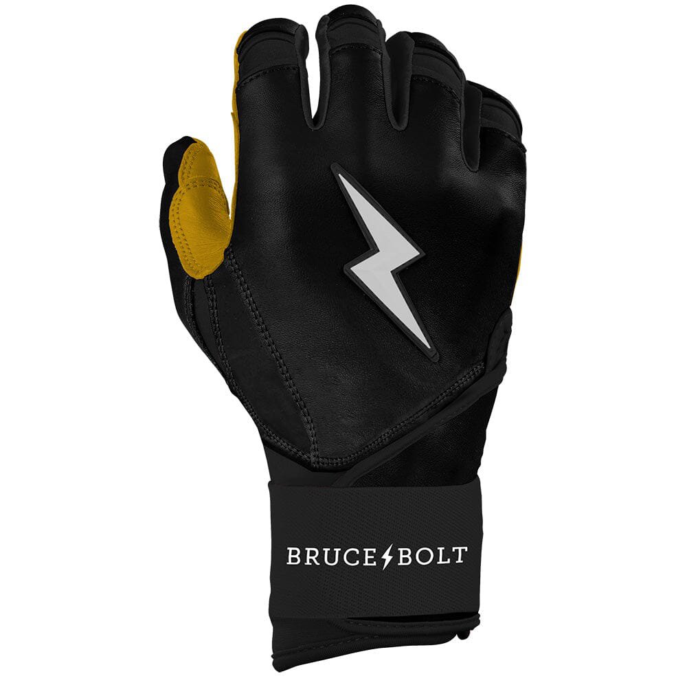 BRUCE BOLT Adults' Premium Pro Long Cuff Batting Gloves - view number 4