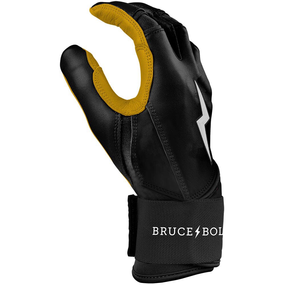 BRUCE BOLT Adults' Premium Pro Long Cuff Batting Gloves - view number 5